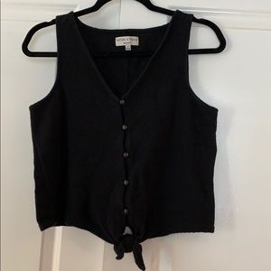 Madewell black tank top